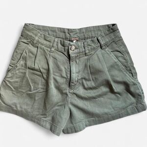 Free People Olive Cargo Shorts